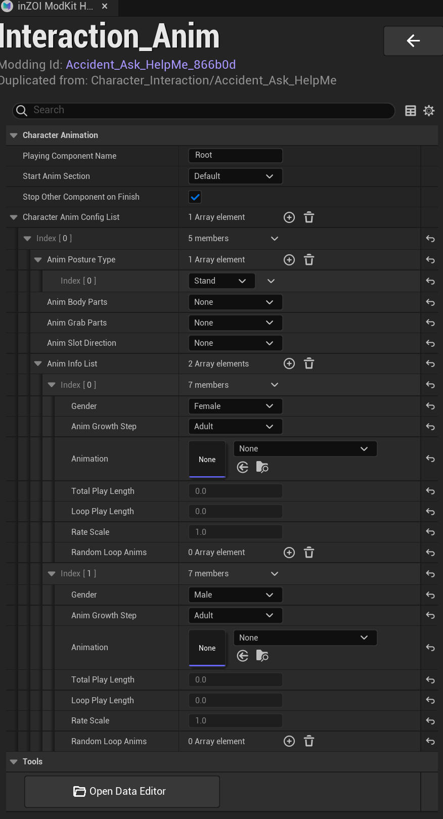 Interaction Animation