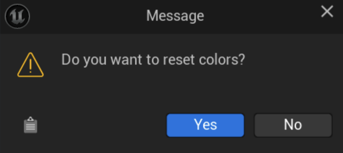 Skin Color ID Reset Prompt