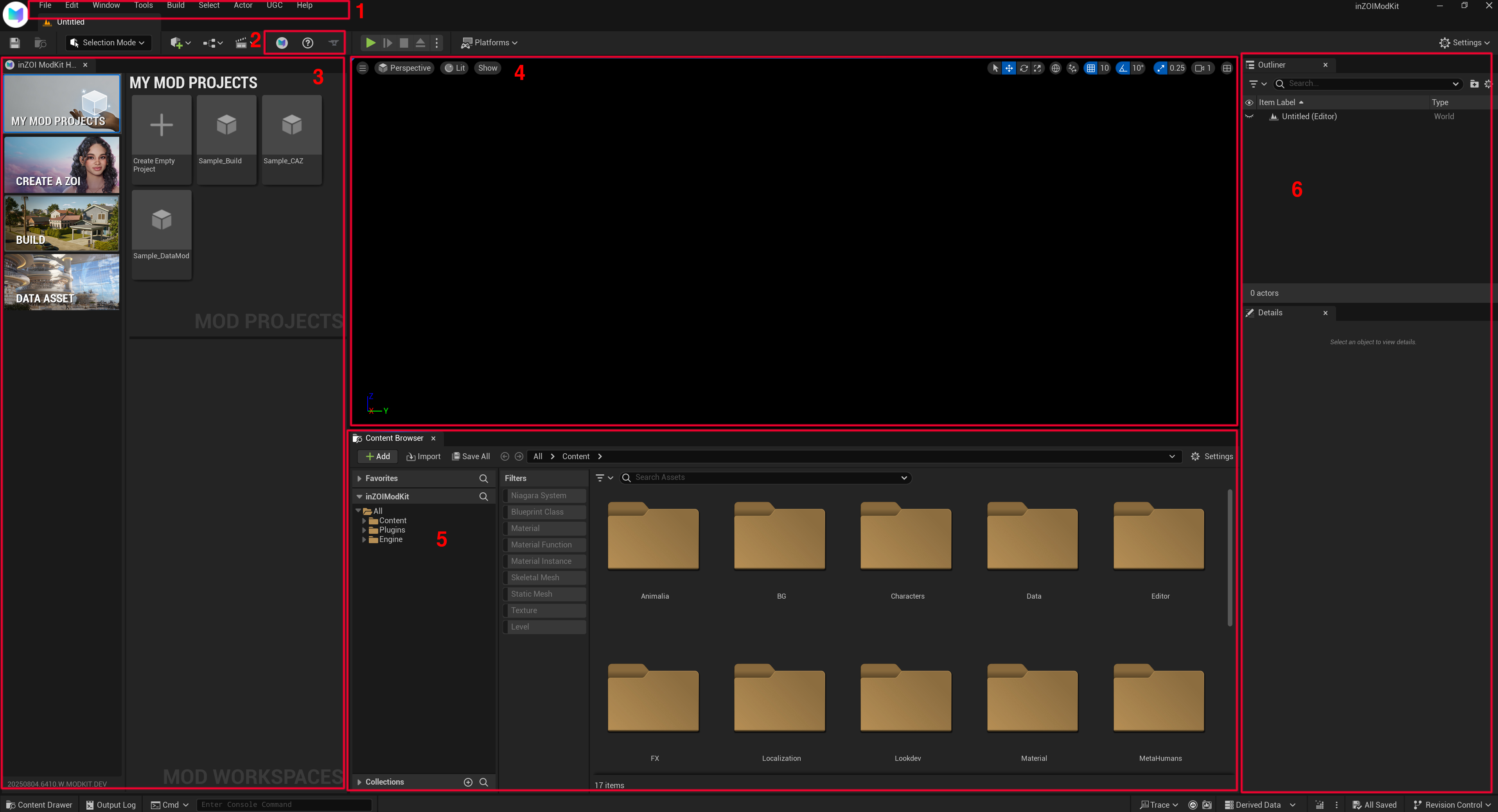 Main UI