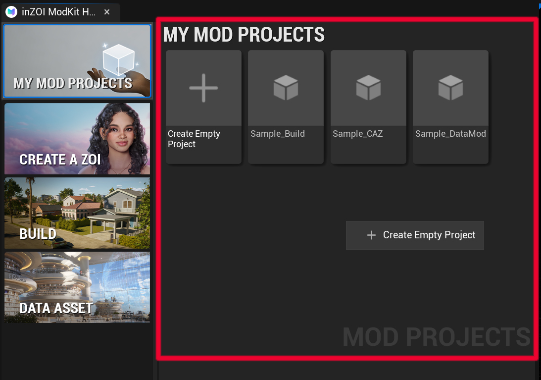 Create Project